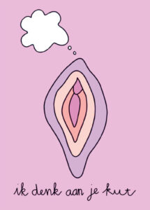 Kut, roze, kaart, cadeau, oosterbeek, madame, originele cadeaus