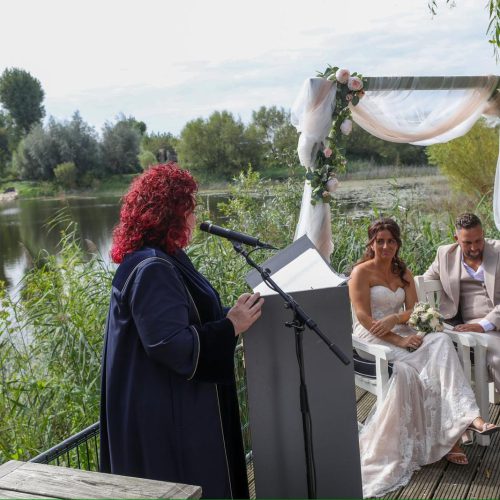 trouwen, koppel, bruid, bruidegom, patricia, babs, trouwambtenaar, ceremonie