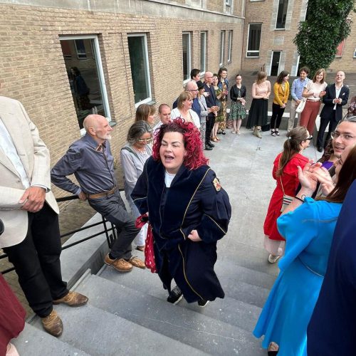 trouwen, babs, patricia, trouwambtenaar, feest